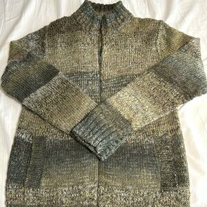 Marc Anthony zip front sweater